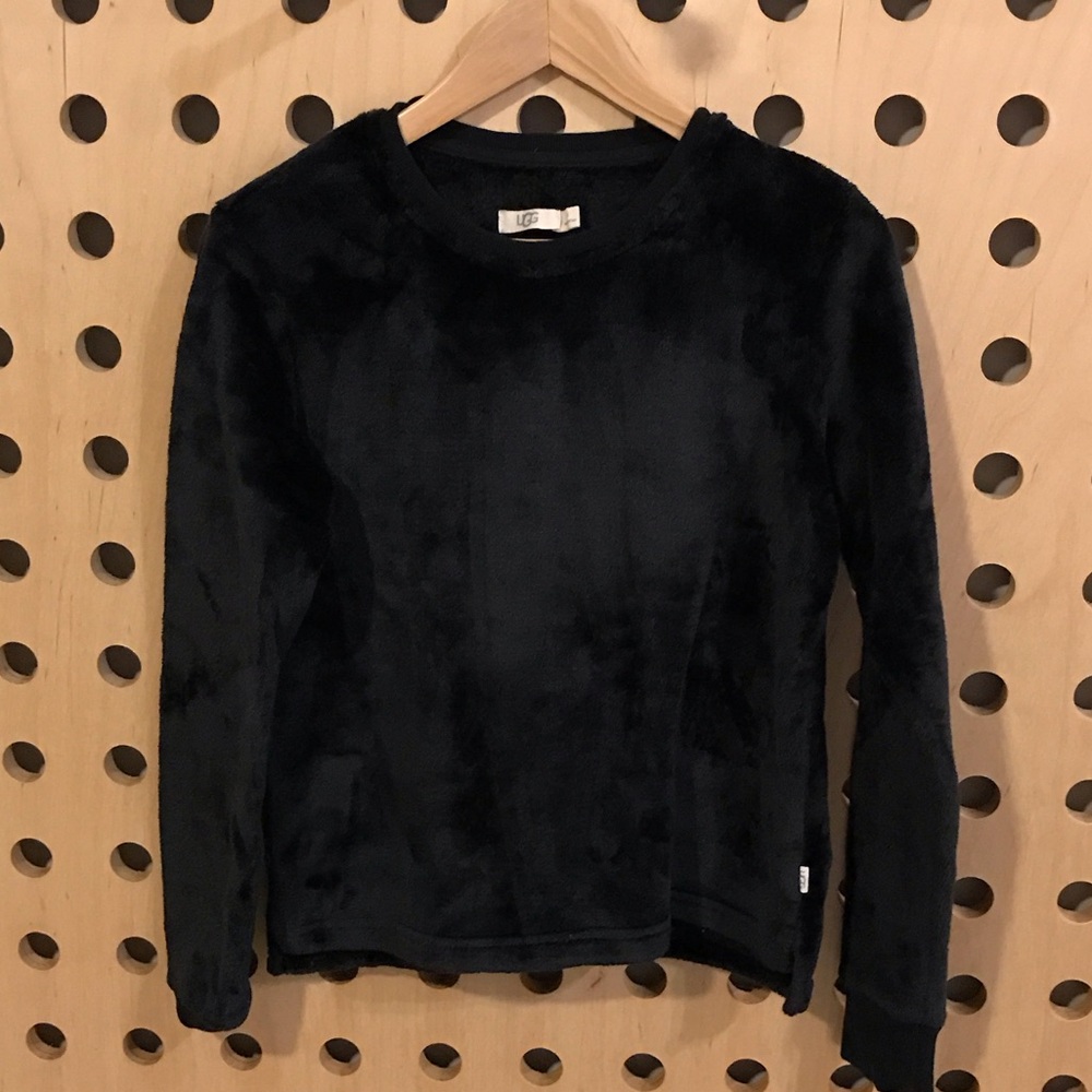 UGG Black Fuzzy Top